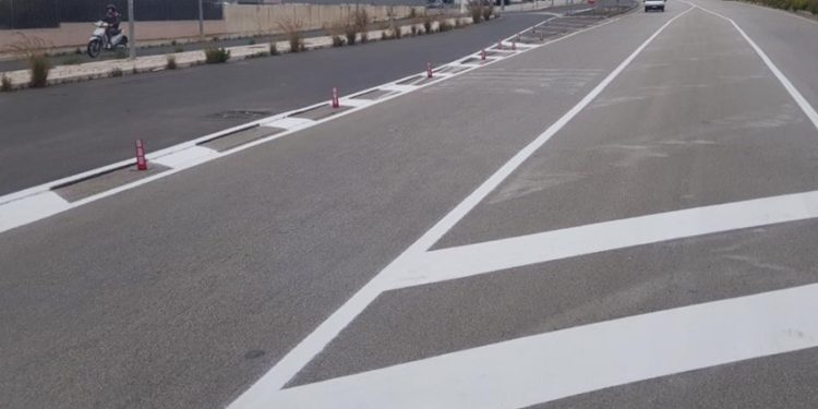 Avola, circonvallazione: in corso i lavori di manutenzione e installazione della nuova segnaletica