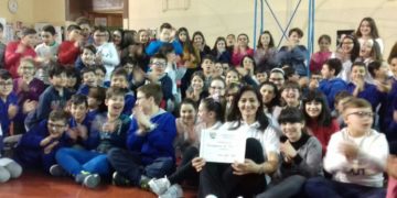 Avola, “Sport di Classe”: gli studenti del “De Amicis” incontrano la campionessa di basket Sofia Vinci