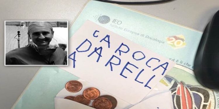 Bimbo dona i suoi risparmi all’oncologo di Avola che ha curato la mamma