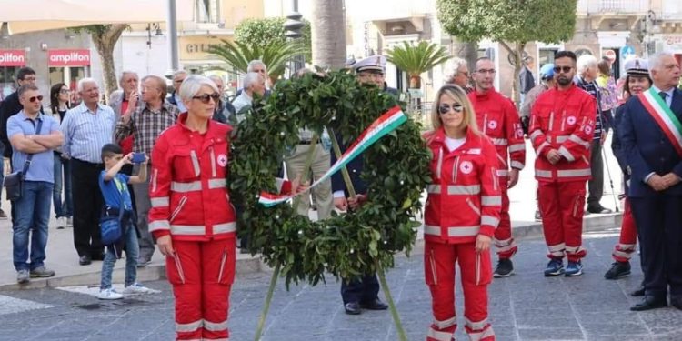 Avola, Festa della Liberazione: i volontari della Croce Rossa Italiana presenti alle celebrazioni