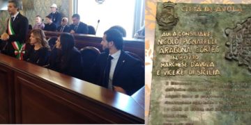 Avola, cerimonia di intitolazione dell’aula consiliare a Nicolò Pignatelli Aragona Cortes
