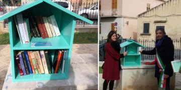Avola, inaugurato un book sharing in piazza Trieste: l’insolita idea che promuove la cultura
