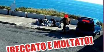 Avola. Abbandona rifiuti sul Lungo Mare, beccato dalla “fototrappola”