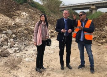 Cantieri nell’autostrada Siracusa-Gela, sopralluogo della deputata Cannata e dell’assessore Falcone