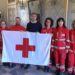 Una delegazione della Croce Rossa Italiana consegna la bandiera al Comune di Avola