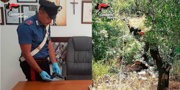 Avola. Omicidio Pace, i Carabinieri rinvengono una pistola: potrebbe essere l’arma del delitto